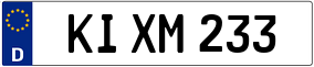 Truck License Plate